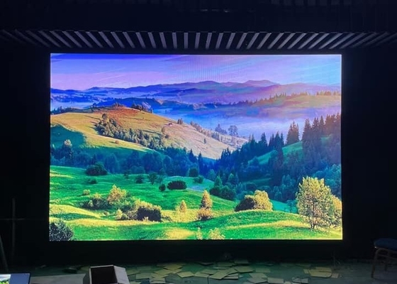 Display de vídeo de aluminio fundido a presión P1.25 para publicidad, transmisiones en vivo, pantalla LED ultra clara y libre de manchas