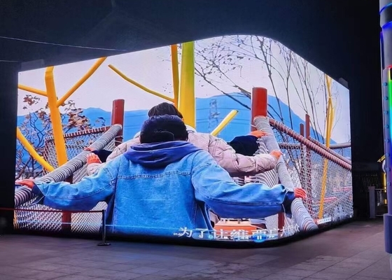 P4 Pantalla de publicidad electrónica a gran escala de alta definición a todo color Grupo de películas blandas para interiores