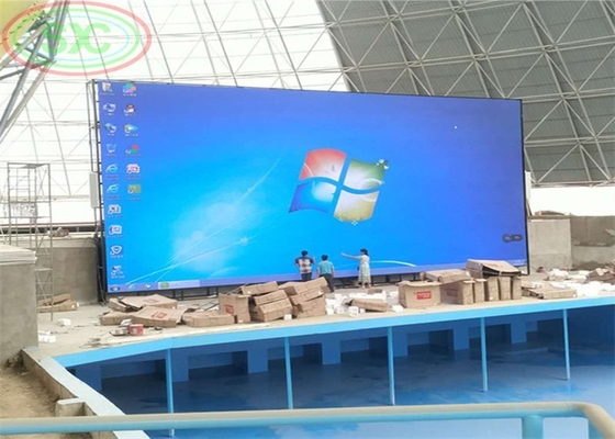 Aluminio fundido a presión P12 Exterior Display LED a todo color Publicidad Multi-señal CE / RoHS Compatible
