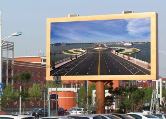 Pantalla de publicidad fija/alquiler de caja de hierro Pantalla LED exterior, alta tasa de actualización Placas de visualización de vídeo LED
