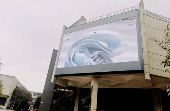 Pantalla publicitaria LED para exteriores P10, resistente al agua IP65, 5000 cd/m²