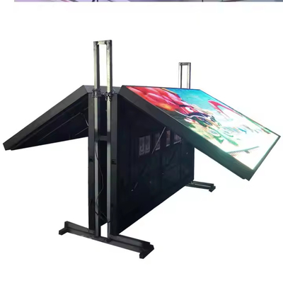 Pantalla de alquiler de LED SMD de alto brillo con gabinete de acero, 40.000 puntos por metro cuadrado