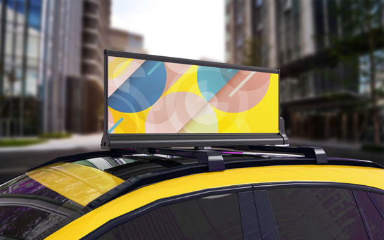 P6 HD Full Color LED Roof Car Sign Display IP65 a prueba de agua