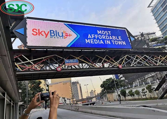 Pantalla de publicidad de aluminio fundido a presión, de 27777/m2, tamaño de módulo 192x192mm