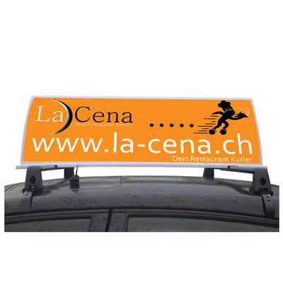 Buen precio Display de señalización LED para automóviles al aire libre con resolución de pantalla de 384*128 puntos y función de pantalla de texto en línea