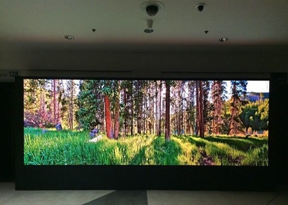 Pantalla de alquiler en interiores de pequeño ancho Ultra-claro P1.923LED pantalla de vídeo, hotel/banco/sala de conferencias
