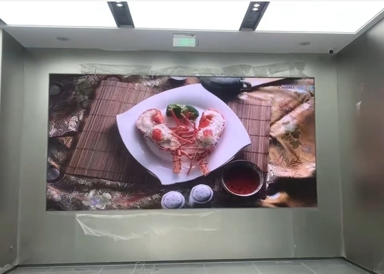 COB P1.25 pantalla de vídeo LED de pared interior con LED 270420 puntos/M2 492x492mm