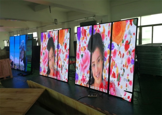 Pantalla LED de aluminio fundido a presión de color completo P5 de pantalla de señalización interior