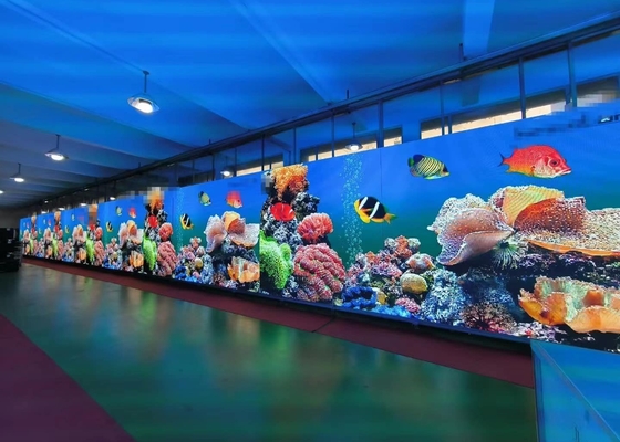 Display Screen de aluminio fundido a presión/alquiler en interiores con LED, panel de visualización de vídeo LED de aluminio módulo 256*128MM