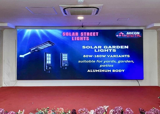 Alquiler / Revestimiento de aluminio fundido por inyección LED de escenario Monitor de escaneo grande Modo de escaneo 1/4 Resolución 40 * 20mm