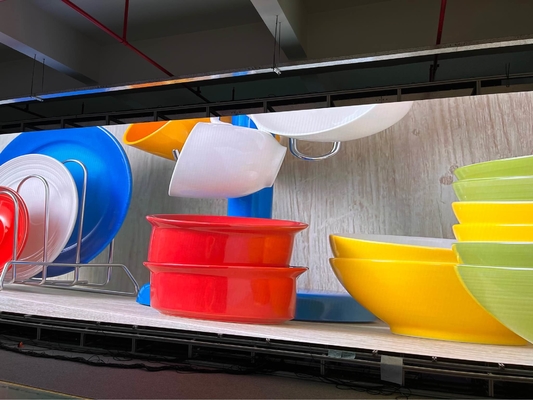 P2.5 Display de superficie curvada LED a todo color a prueba de agua / Display de cortina LED flexible