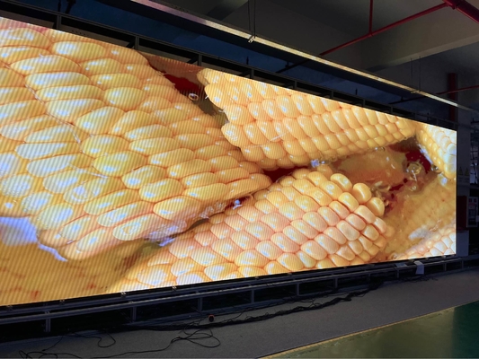 P2.5 Display de superficie curvada LED a todo color a prueba de agua / Display de cortina LED flexible