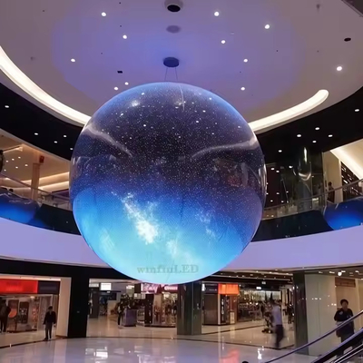 Exterior 360 grados cilindro pantalla LED columna pantalla curva cartel publicitario
