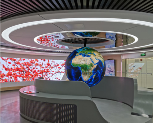 Método de mantenimiento de servicio frontal Pantalla LED de globo alimentada por chip de LED Epistar para pantalla