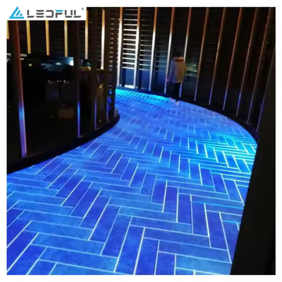 Eventos de fiesta Indoor Outdoor Led Dance Floor Pantalla de 500*1000mm Armarios de color completo