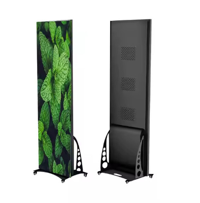 P2.5 Display de pantalla LED a todo color en interiores Panel de pared de video portátil Portador de soporte Poster publicitario LED