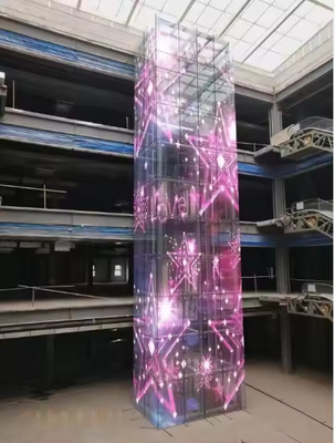 Display de ventana LED transparente caliente de 2025 Mini Display de ventana LED transparente de vidrio Display de ventana LED transparente