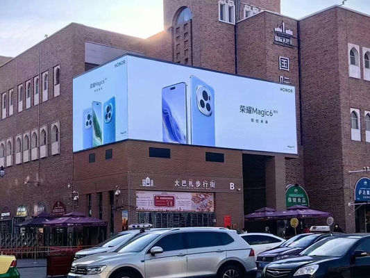 P10 Exhibición LED a todo color exterior que incorpora principios de ingeniería estructural para mejorar la resistencia y estabilidad del producto