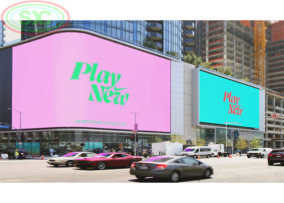 Buen precio Pantalla de cartelería LED exterior personalizada de fábrica P5 Digital Signage P10 Pantalla de publicidad de pantalla LED exterior en línea