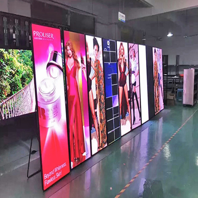 Módulo de método de conducción de pantalla LED transparente Peso 0.2KG / PC Cabinet Peso 6.2kg para sus soluciones publicitarias