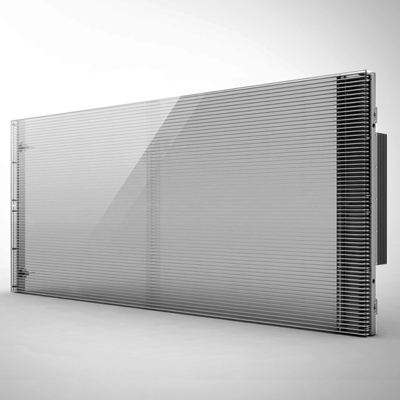 Peso ligero G3.91-7.82 Pantalla LED transparente con peso del gabinete de 6.2 kg y promedio sin fallas 1000 horas Perfecto