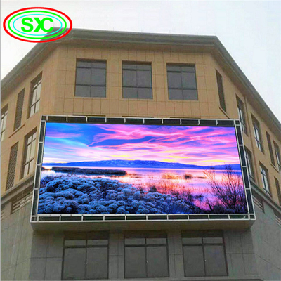 Material del gabinete de aluminio personalizado Método de mantenimiento del servicio trasero de la pantalla LED fija SMD3535/2727 Tamaño de la forma del LED