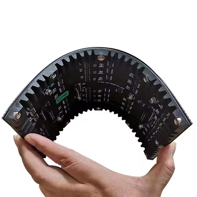 P4 Curva de pantalla de video LED cortina de pantalla flexible LED módulo de visualización de color completo