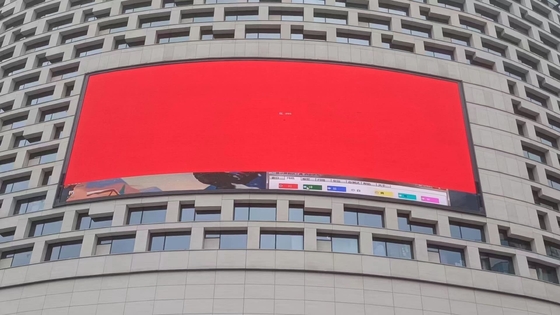 Pantalla LED a color para exteriores de instalación fija P10 P8 P6 P5 con chips LED SMD3535 de alto brillo para pantalla publicitaria