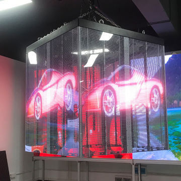 Buen precio Pared de vídeo LED transparente con tipo SMD2121 en línea