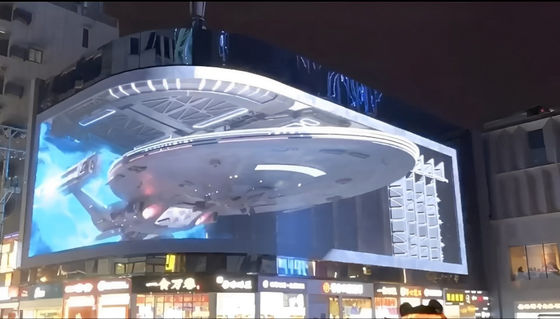 Pantalla LED a todo color exterior P8 Pared de vídeo de alto brillo para publicidad exterior con vida útil de 50000 horas