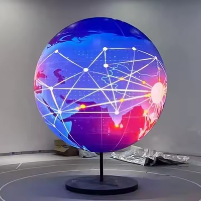 Pantalla LED de alta resolución para interiores P2 P2.5 P3 Esfera LED curva Cubo Pantalla HD