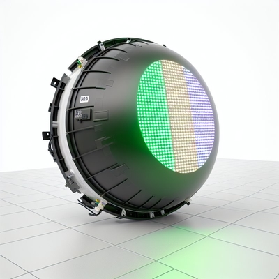 Pantalla LED esférica impermeable IP43 con resolución Chip LED Epistar DC5V