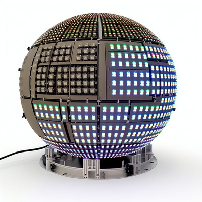 Epistar LED Chip Powered Sphere LED Screen con certificación ISO y resistente al agua IP43