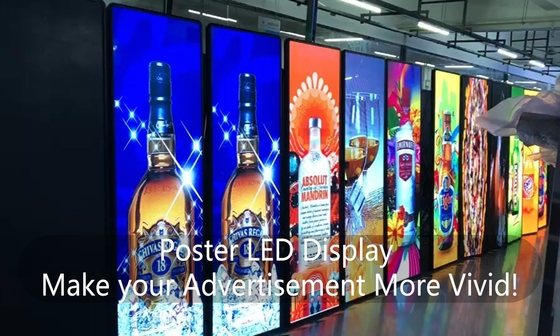 Display LED de panel de aluminio con configuración de color 1R1G1B