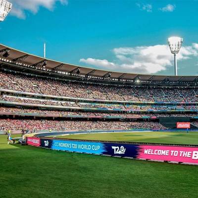 Pantalla LED de estadio SMD P10 de alta definición, paquete de píxeles SMD3535, 5000:1 Relación de contraste para su estadio