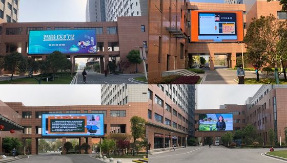 Pantalla LED multicolor exterior resistente a la intemperie con fuente de alimentación conmutada de 5V/40A y tamaño de módulo 250*250mm
