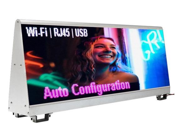 P5 P6 Waterproof Car LED Sign Display Outdoor Full Color Taxi Roof Screen Double Side