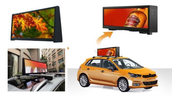 P5 P6 Waterproof Car LED Sign Display Outdoor Full Color Taxi Roof Screen Double Side