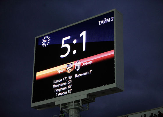 Pantalla LED para estadio exterior P10 5000 nits IP65, paso de 10 mm