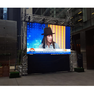 Vea Distancia de 3-50m Elige pantalla LED de alquiler con 2,604 mm de inclinación de píxeles y dimensión del gabinete de 500 * 500 mm