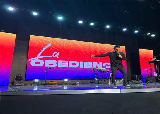 Fácil montaje y desmontaje de la pantalla LED P3.91 para interiores de 500*500 mm