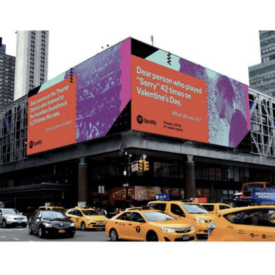 Pantalla LED HD SCX para exteriores a todo color con alta protección y amplio ángulo de visión para publicidad comercial P5