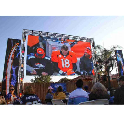 Exhibición llevada de alquiler fija de alta calidad de la publicidad impermeable al aire libre nationstar SMD3535 del alto brillo P6