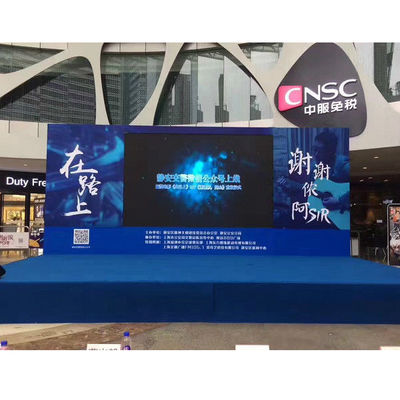 El alto interior P4.81 restaura el smd a todo color llevó la pared video 500*500m m de la publicidad televisiva 500*1000m m que los gabinetes de alquiler llevaron la exhibición