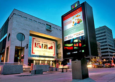 Pantalla curva 7500cd/M2 Brillo HD Exterior Display LED a todo color P10 DIP IP 65 Instalación fija