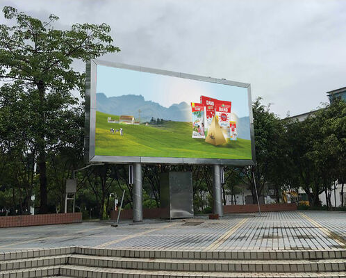 Pantalla LED de color completo con estructura modular y ajuste flexible del área de pantalla para diversas necesidades publicitarias