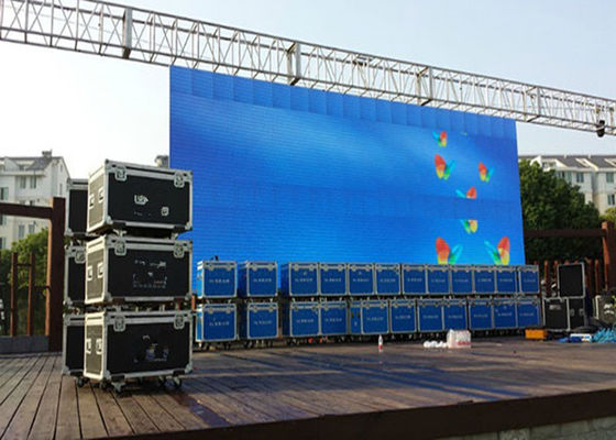 Buen precio La publicidad grande de Digitaces del cine al aire libre defiende precio de las carteleras de P10 los 4x5m LED en línea
