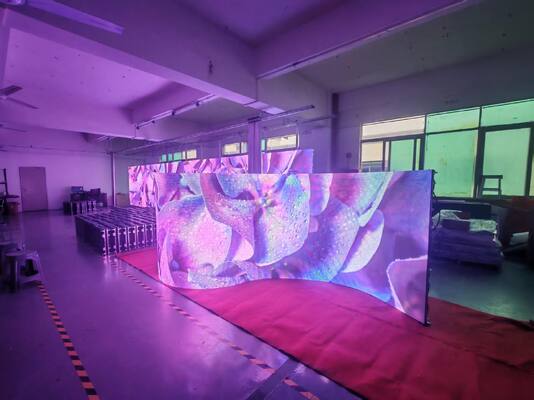 Display LED de color completo con caja de 640x480mm 3840hz de frecuencia de actualización