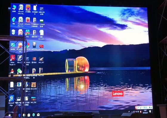 Lámpara LED P3.91 Pantalla LED Interior / Exterior Montada en la pared Pantalla LED con frecuencia de actualización de 3840hz