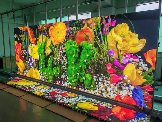 Pantalla LED a todo color de interior p2.5 con tamaño de gabinete compacto y alta densidad de píxeles para presentaciones visuales detalladas en interiores